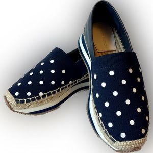 Tory Burch - Daisy - Polka Dot Slip-On Espadrilles Sneakers - NWOB